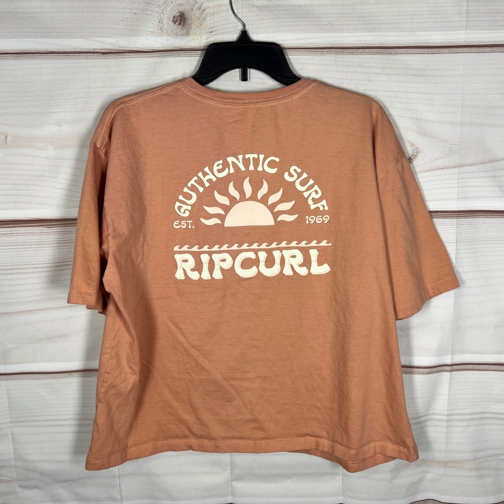Rip Curl - Sun Graphic, S/S Women's Boyfriend-cut Tee, Dusty Rose, S